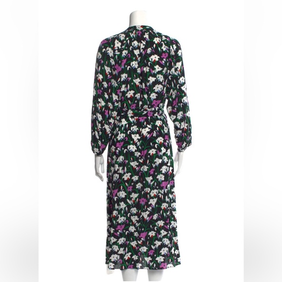 Veronica Beard Long/ Maxi Floral Relaxed Belted Dress size 2 - Picture 2 of 14